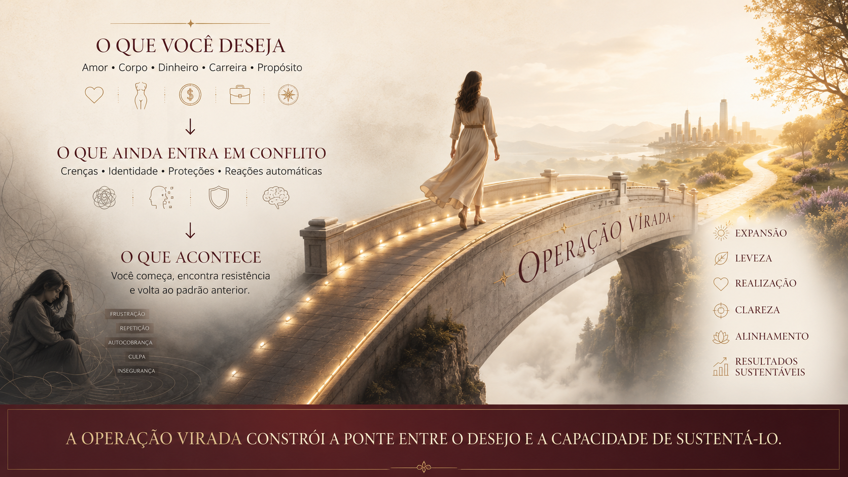 A Operação Virada constrói a ponte entre o desejo e a capacidade de sustentar uma nova realidade